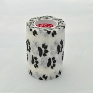 Bandaj autoadeziv 7,5cm x 4,5m, alb Paws, Copoly