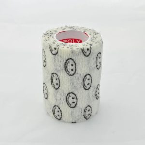 Bandaj autoadeziv 7,5cm x 4,5m, alb smiles, Copoly