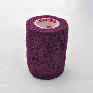 Bandaj autoadeziv 7,5cm x 4,5m, violet-burgundy, Copoly