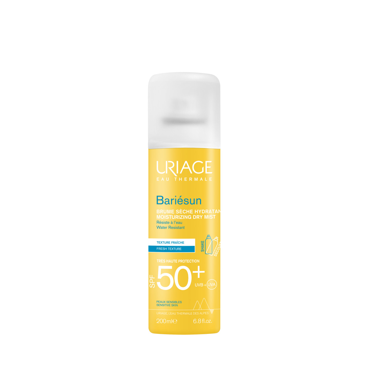 Bariesun Spray Uscat Protectie Solara SPF50+, 200ml, Uriage