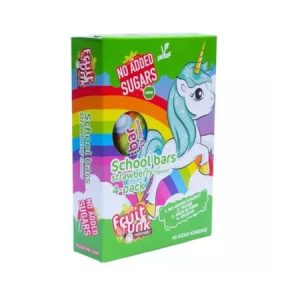 Baton din fructe cu capsuni fara zahar Unicorn, 20g, 4 batoane, Fruit Funk