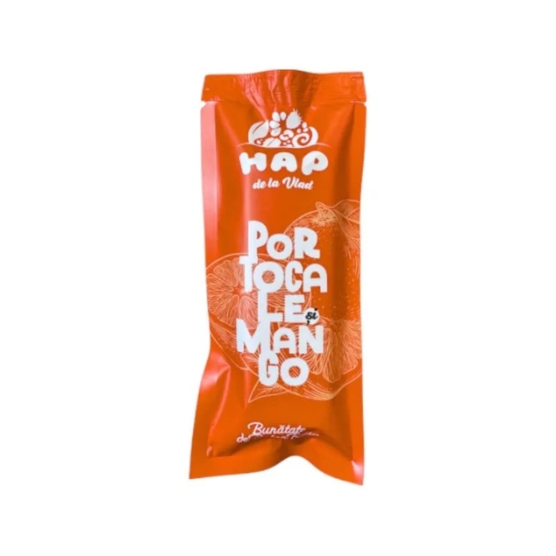 Baton raw vegan cu portocale și mango, 45g, HAP de la Vlad