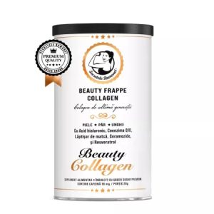 Bautura cu colagen Beauty Frappe Collagen, 400g, Secretele Ramonei