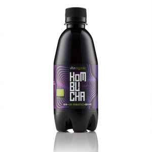 Bautura kombucha cu aronia Bio, 330ml, Vita Organic