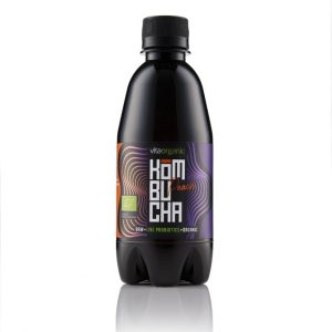Bautura kombucha cu piersici Bio, 330ml, Vita Organic