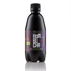 Bautura kombucha cu zmeura Bio, 330ml, Vita Organic
