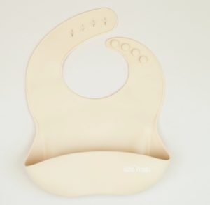 Baveta silicon cream, Little Prints