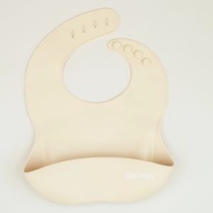 Baveta silicon cream, Little Prints