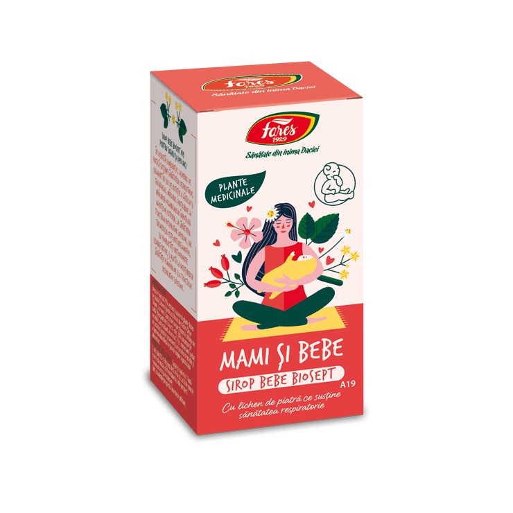 Bebe Biosept sirop Mami si Bebe, A19, 100 ml, Fares