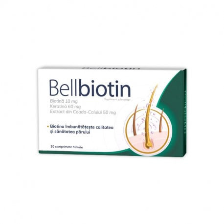 Bellbiotin, 30 comprimate filmate, Zdrovit