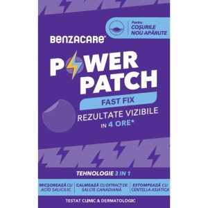 Benzacare plasturi pentru acnee Fast Fix 3in1, 36buc, Galderma