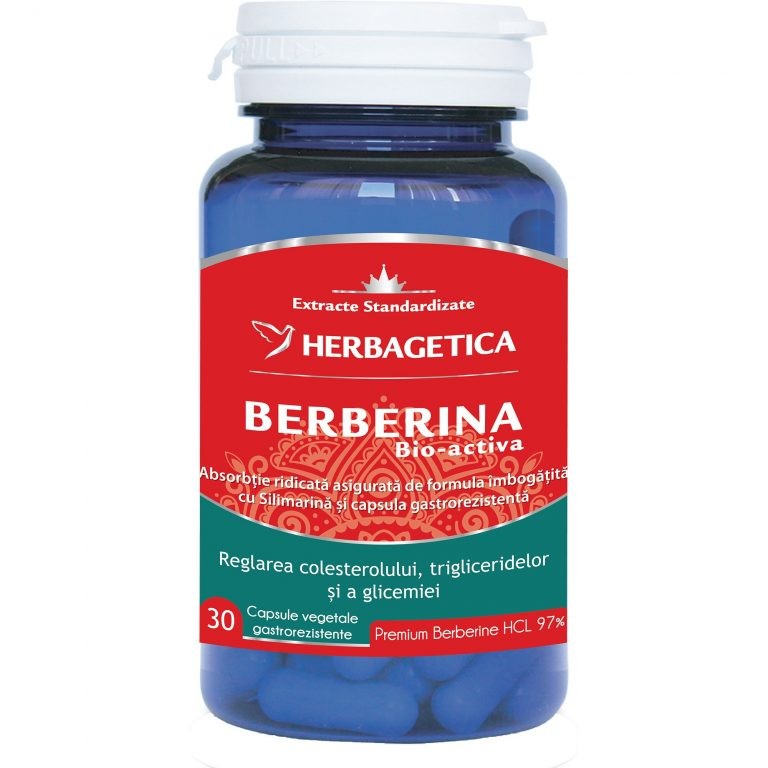 Berberina, 30 capsule, Herbagetica