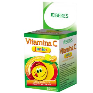 BERES Vitamina C junior 50mg x 30cp.mast