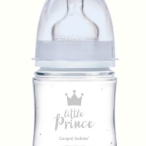 Biberon anticolic PP EasyStart Royal Baby blue gat larg 120ml, 35/233, Canpol