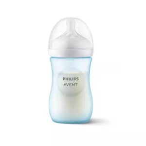 Biberon Natural Response 1L+ albastru, 260ml, SCY903/21, Avent