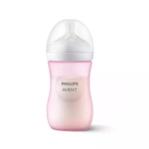 Biberon Natural Response, 1 luna +, roz, 260 ml, Philips Avent