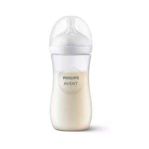Biberon Natural Response, 3 luni +, tetina debit mediu, 330 ml, Philips Avent