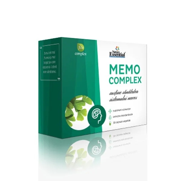 Bio-Dis Memo Complex Ginkgo Biloba 600 mg, 30 capsule, Nature Essential