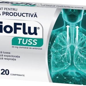 Bioflu Tuss 30mg, 20 comprimate, Biofarm