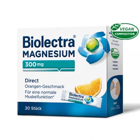 Biolectra Magnesium Lemon 300 mg, 20 plicuri, Vedra