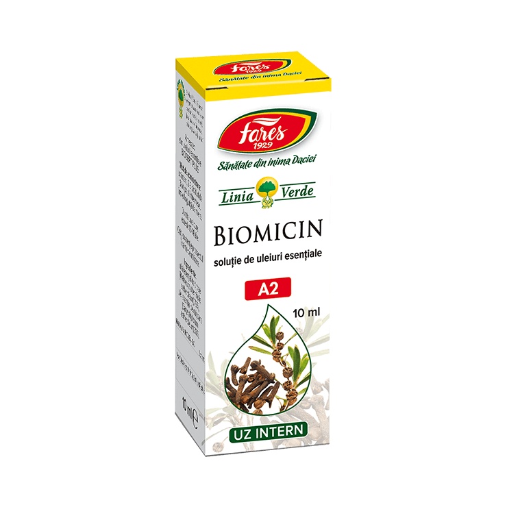 Biomicin solutie, A2, 10 ml, Fares