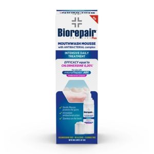 BIOREPAIR Plus Spuma cu complex antibacterian pentru igiena orala, 200 ml, Coswell