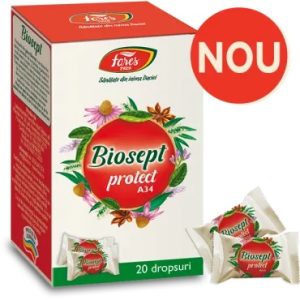 Biosept protect A34, 20 dropsuri, Fares