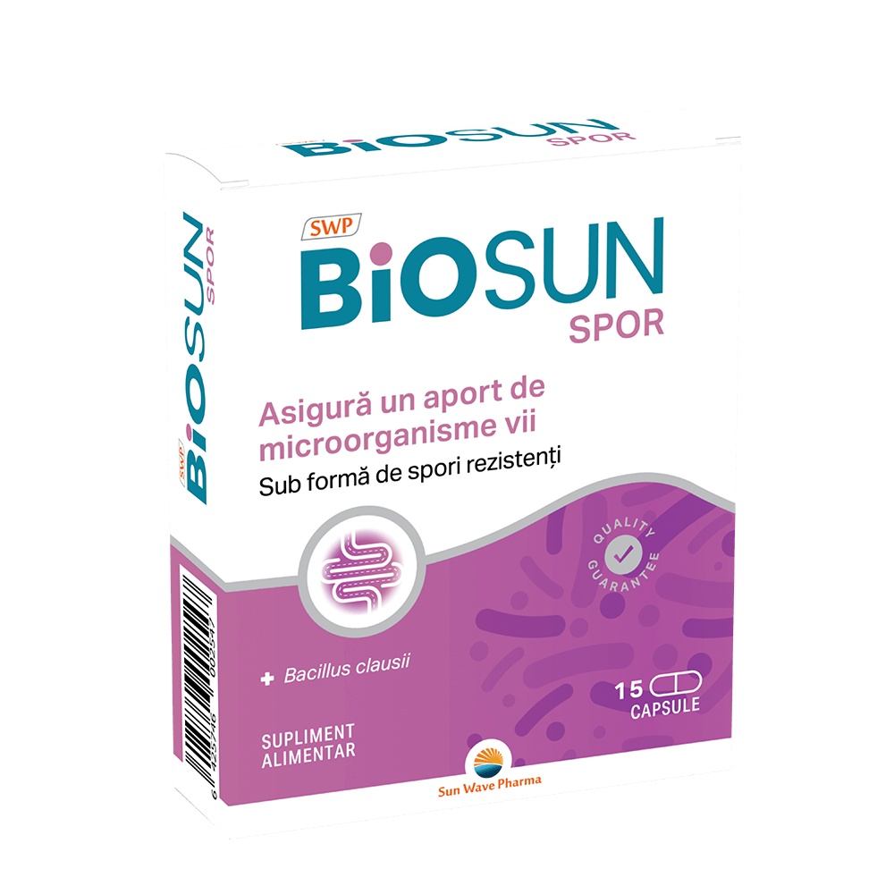 BioSun Spor, 15 capsule, Sun Wave Pharma