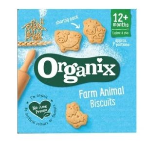 Biscuiti cu forma de animalute Goodies bio, +12 luni, 100g, Organix
