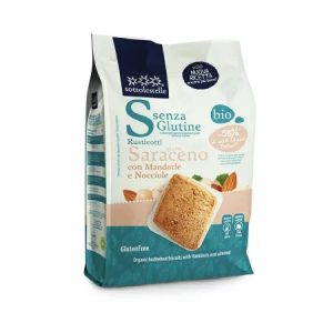 Biscuiti cu migdale si alune Bio, 250g, Sottolestelle