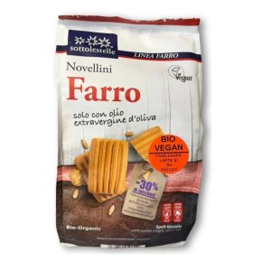 Biscuiti Novelini vegan din spelta ECO, 250g, Sottolestelle