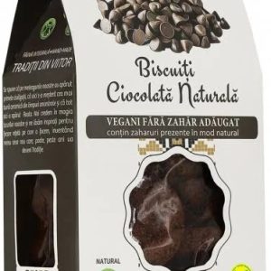 Biscuiți Vegani cu Ciocolată, 130g, Ambrozia Bioscience