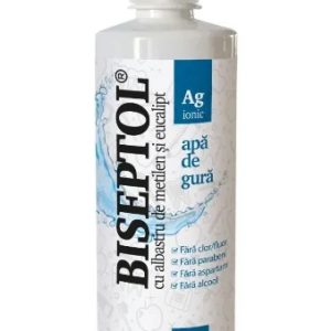 Biseptol apa de gura cu argint ionic, 480ml, Dacia Plant