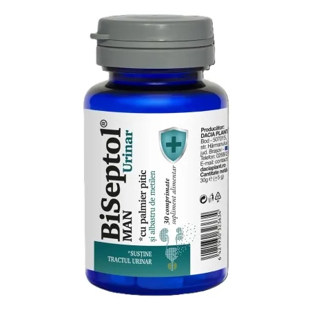 Biseptol Urinar Man 30 comprimate Dacia Plant