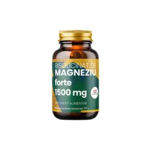 Bisglicinat de magneziu Forte, 1500 mg, 90 comprimate filmate, Remedia