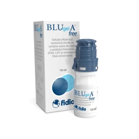Blu Gel A Free solutie oftalmica, 10 ml, Fidia