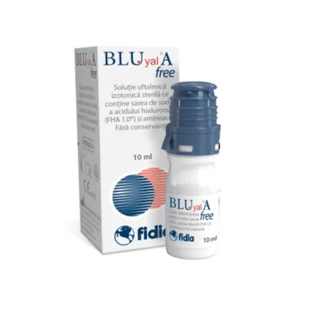 Blu Yal A Free solutie oftalmica, 10 ml, Fidia