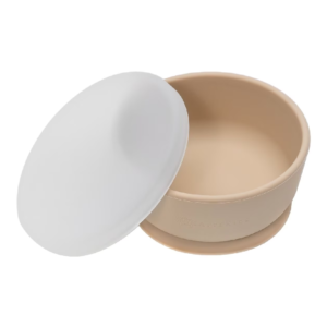 bol din silicon cu ventuza si capac appekids bubble beige.png