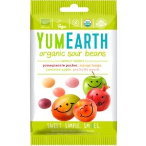 Bomboane acrișoare, dropsuri, 50g, YumEarth