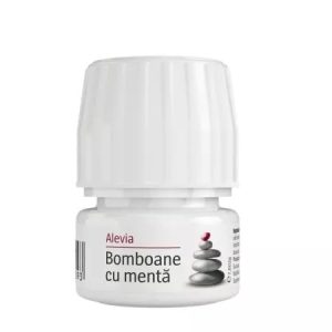 Bomboane cu mentă, comprimate, 60 bucăți, Alevia