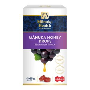 bomboane cu miere de manuka mgo 400 si aroma naturala de coacaze 65 g manuka health.png