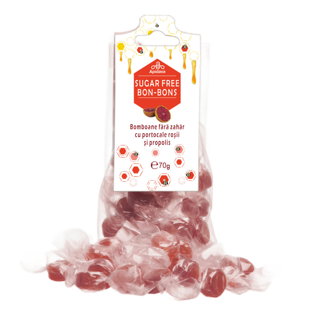 bomboane fara zahar cu propolis si aroma de portocale rosii 70g apidava.png