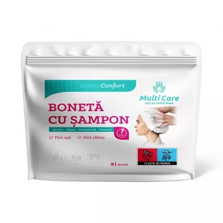 Boneta cu Sampon Confort, 1 bucata, Multi Care