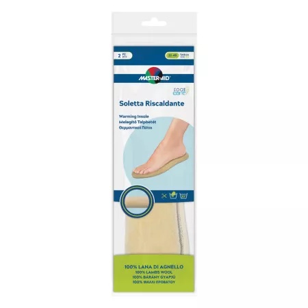 Branturi De Incalzire cu lana Foot Care, 1 pereche, Master Aid