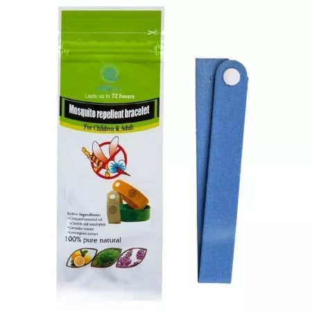 Bratara repelenta impotriva tantarilor, 72h, Kongdi – pentru copii si adulti