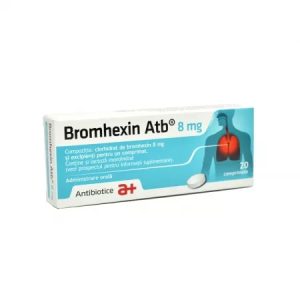 Bromhexin 8mg, 20 comprimate, Antibiotice Iasi