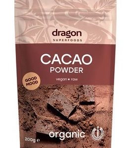 Cacao pudra eco, 200g, Dragon Superfoods