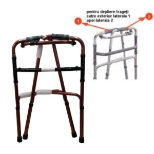 cadru de mers din aluminiu pliabil ruginiu 1.jpg