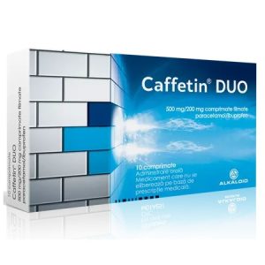 Caffetin Duo, 500mg/200mg, 10 comprimate, Alkaloid
