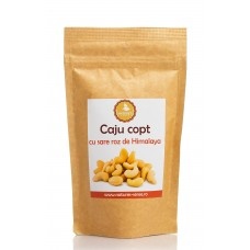 Caju copt cu sare roz de Himalaya, 125g, Nature's Sense